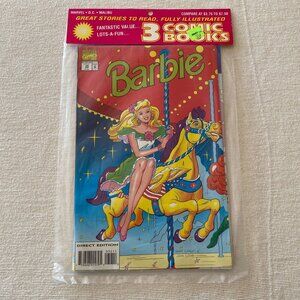 Barbie Comic Books Marvel D.C. Malibu  Set of 3 Vintage sealed package